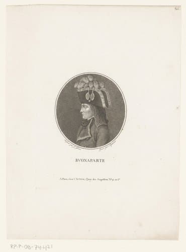Portret van Napoleon I Bonaparte