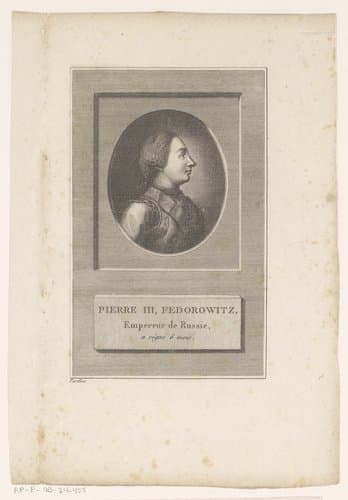 Portret van tsaar Peter III