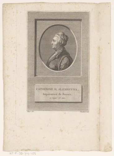 Portret van tsarina Catharina de Grote
