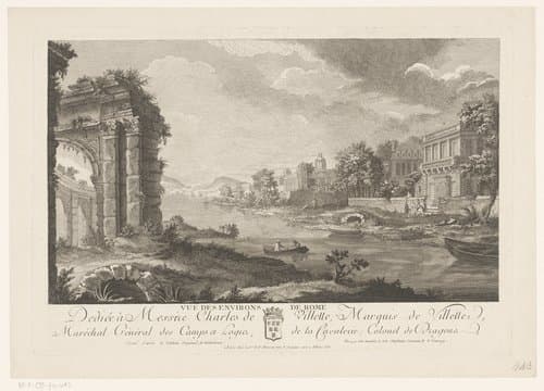 Vue des Environs de Rome by Rose Félicité Taunay