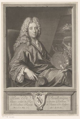Portret van Bon Boullogne by Jacques Nicolas Tardieu