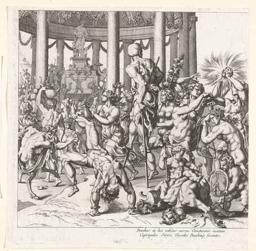Triomf van Bacchus by François Chauveau