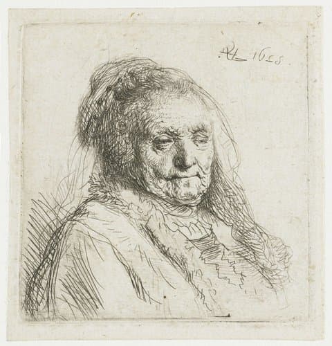 Rembrandt’s Mother by Rembrandt van Rijn