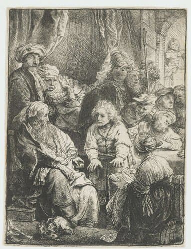 Joseph Telling his Dreams by Rembrandt van Rijn