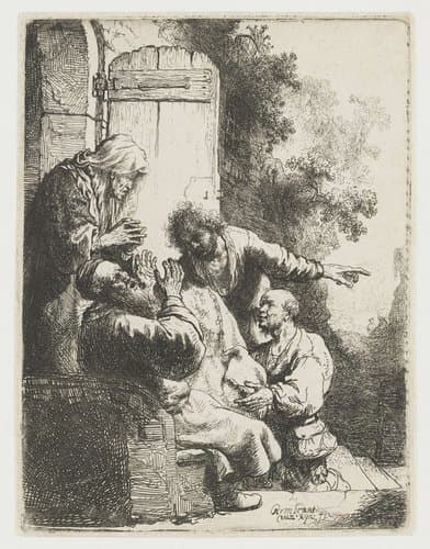 Joseph’s Blood-stained Coat Brought to Jacob by Rembrandt van Rijn