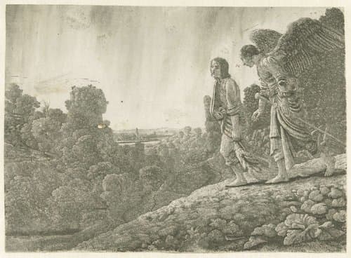 Tobias and the Angel by Hercules Segers