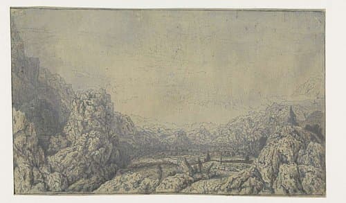 The Enclosed Valley by Hercules Segers