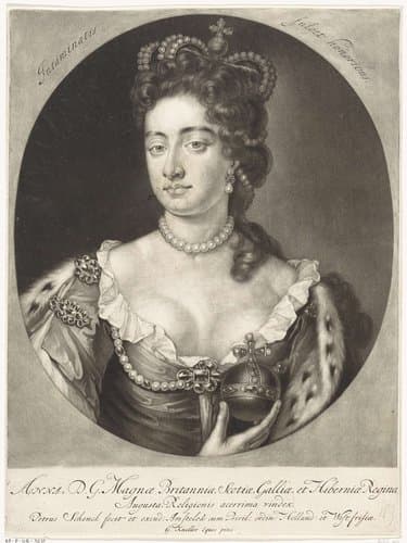 Portret van Anna Stuart by Pieter Schenk (I)