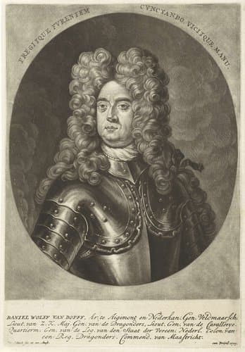 Portret van Daniël Wolff van Dopff by Pieter Schenk (I)