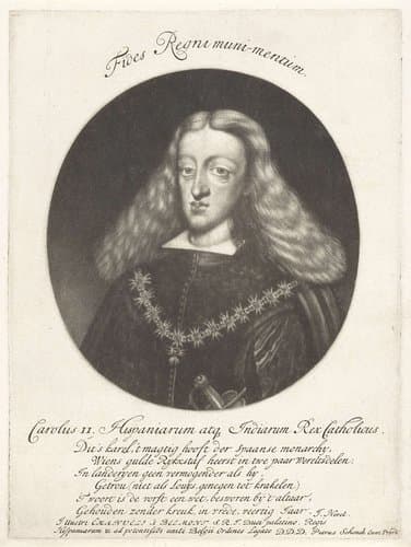 Portret van Karel II by Pieter Schenk (I)