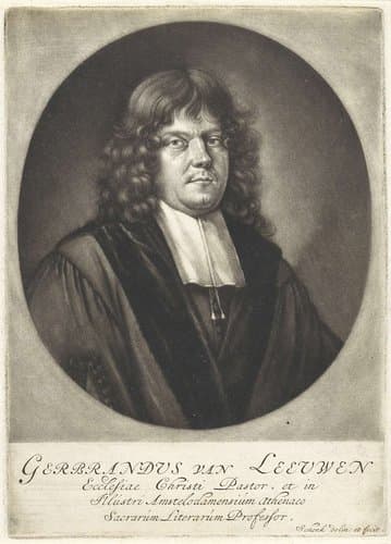 Portret van Gerbrand van Leeuwen by Pieter Schenk (I)