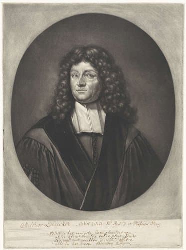 Portret van de theoloog Melchior Leydekker by Pieter Schenk (I)