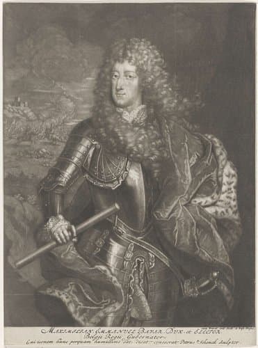 Portret van Maximiliaan Emanuel II by Pieter Schenk (I)