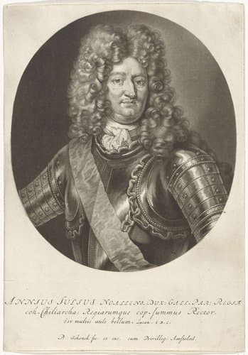 Portret van Anne Jules hertog van Noailles by Pieter Schenk (I)
