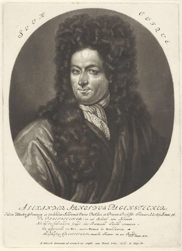 Portret van de jurist en hoogleraar Alexander Arnold Pagenstecher by Pieter Schenk (I)