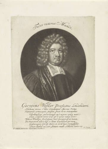 Portret van George Walker by Pieter Schenk (I)