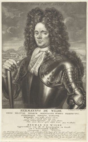 Portret van Herman de Wilde by Pieter Schenk (I)