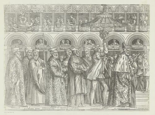 Processie van de doge van Venetië (tweede deel) by anonymous