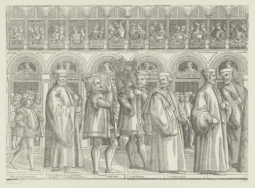 Processie van de doge van Venetië (derde deel) by anonymous