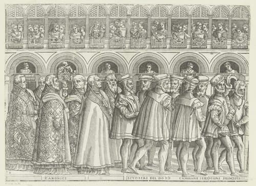 Processie van de doge van Venetië (vijfde deel) by anonymous