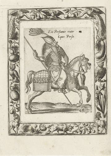 Perzische ruiter by anonymous