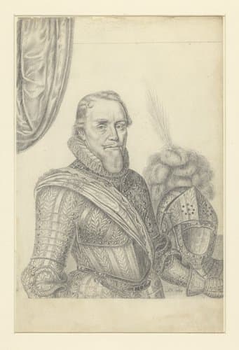 Portret van Prins Maurits in wapenrusting by anonymous