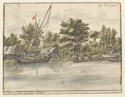 Gezicht op het kwartier van prins Willem III te Bodegraven