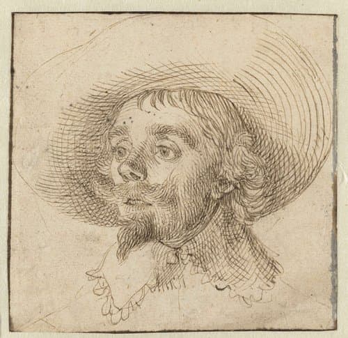 Portret van Hendrick Cornelisz Vroom (?) by David Bailly