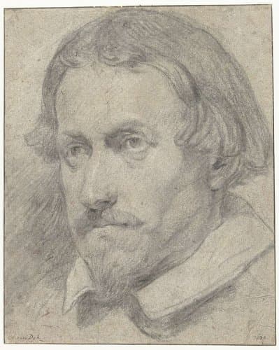 Manskop by Anthony van Dyck