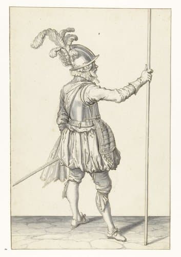 Ontwerptekeningen voor de Wapenhandelinghe van Jacob de Gheyn (II) by Jacques de Gheyn (II)