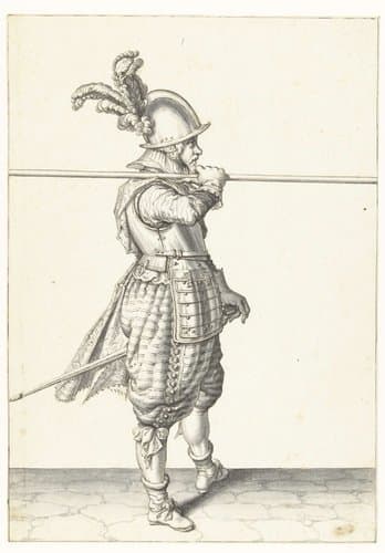 Ontwerptekeningen voor de Wapenhandelinghe van Jacob de Gheyn (II) by Jacques de Gheyn (II)