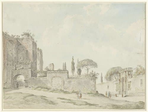 Gezicht te Rome by anonymous