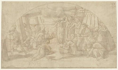 Inzameling van het Manna by anonymous