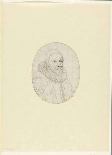 Portret van Johannes Wtenbogaert by anonymous
