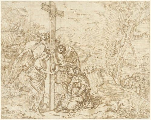Christus in de tuin van Gethsemane by anonymous