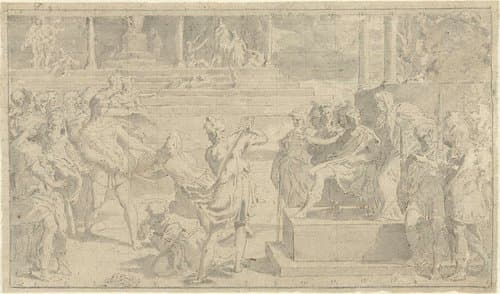 Martelaarschap van de heiligen Johannes en Paulus by anonymous