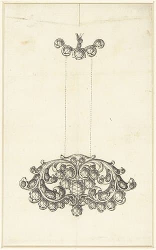 Ontwerp voor een borstjuweel by Carlo Ciampoli