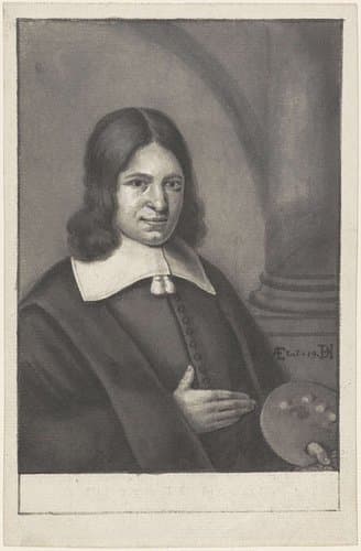 Portret van Pieter de Hooch by anonymous