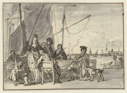 Gezelschap aan tafel