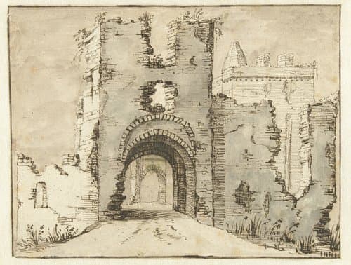 Ruïne van Brederode by Guilliam van Nieulandt (II)