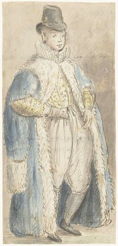 Portret van de zoon van Frederik V van de Palts (?) by Johann Goltz
