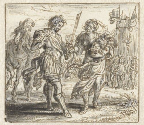 Andromache Taking Leave of Hector by Adriaen Pietersz van de Venne