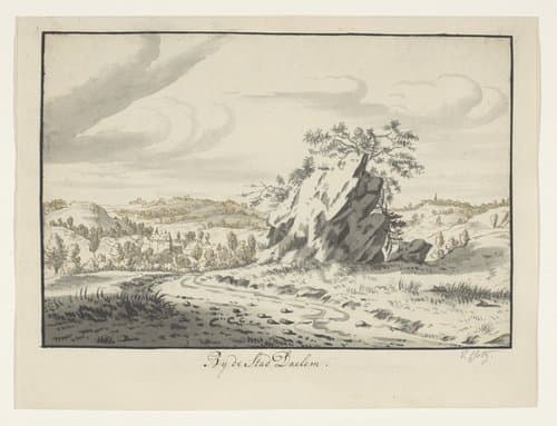 Landscape near Dalhem by Valentijn Klotz