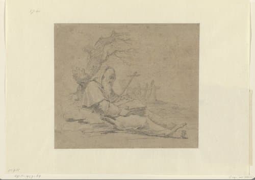 Kluizenaar by Gerard van Honthorst