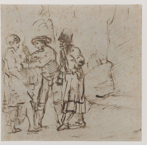 Joseph Threatened by his Brothers by Willem Drost