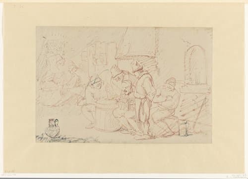 Boerengezelschap by Egbert van Heemskerck (I)