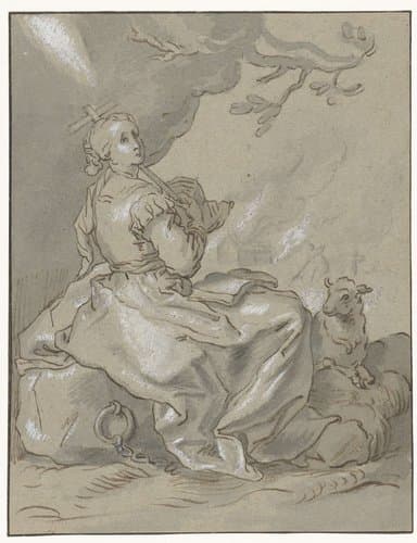 Heilige Agnes by anonymous