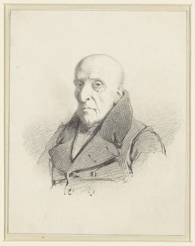Portret van Pieter Pzn Barbiers by Johan Georg Gerstenhauer Zimmerman
