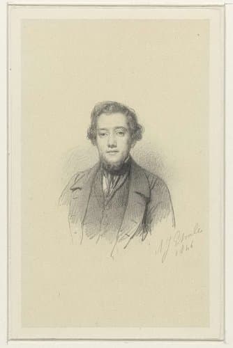 Portret van Johannes Franciscus Hoppenbrouwers