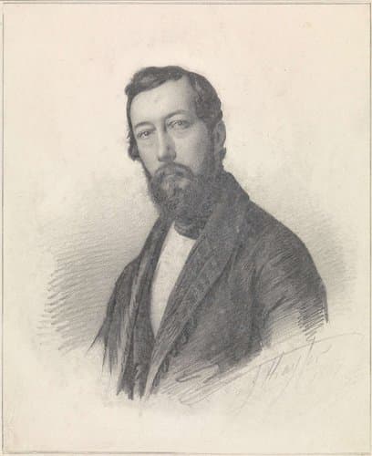 Portret van Jacobus Everardus Josephus van den Berg by Johann Wilhelm Kaiser (I)